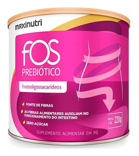 Suplemento Fos Rico Em Fibra Prebiotica 220g Maxinutri