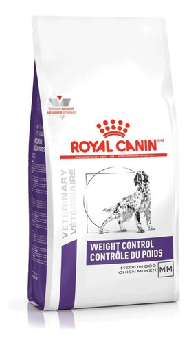 Alimento Royal Canin Veterinary Care Nutrition Canine Weight Control para perro adulto de raza  mediana sabor mix en bolsa de 8kg