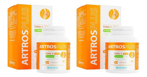 Kit Artros Plus Com 2 Caixas De 90 Cápsulas Cada
