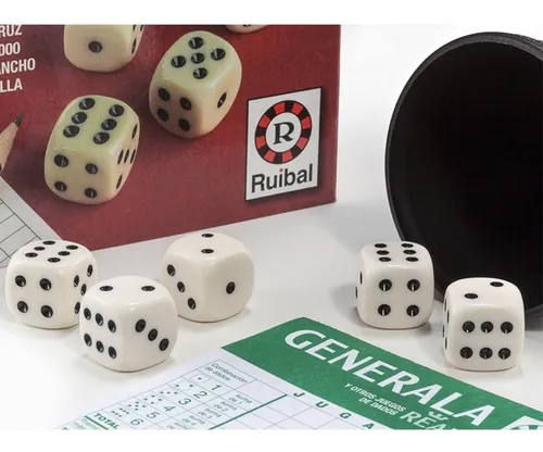 Juego De Mesa Generala Real 5 Dados Profesionales Ruibal
