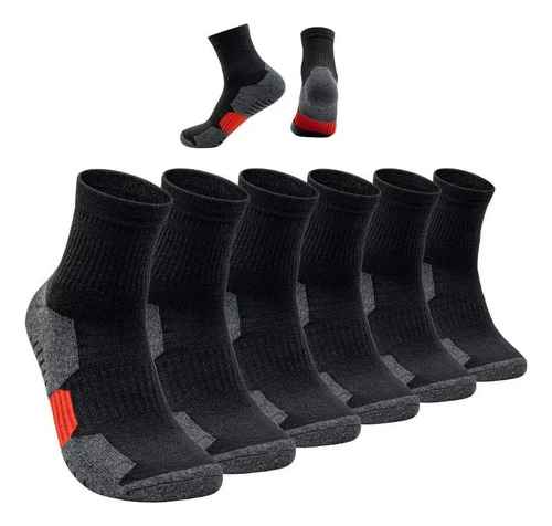 6 Pares Calcetines Hombre,calcetas Deportivas Para Basquetbo