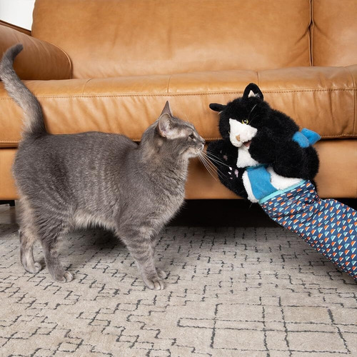 Gatos Títere Luchador Juego Interactivo Seguro Interactivo