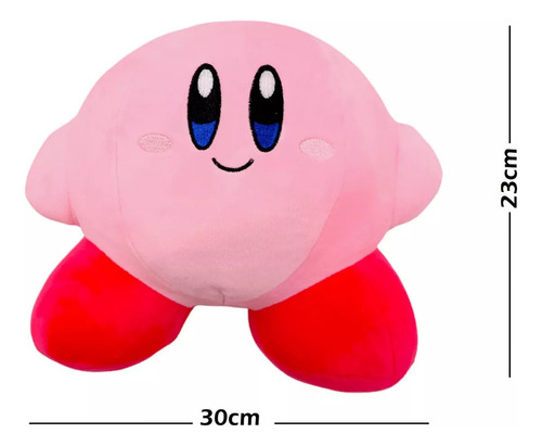 Peluche Suave Felpa De Calidad Kirby 23cm Niños Color Rosa