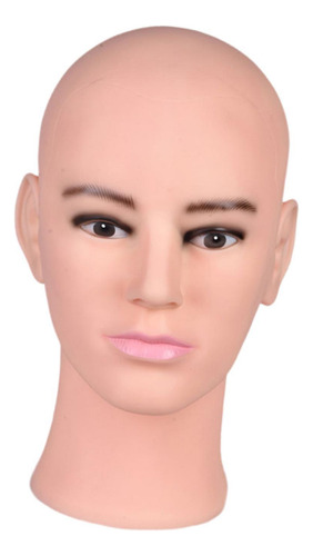 Cabeza De Maniquí Calva Masculina, Modelo De Cabeza De