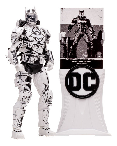 Mcfarlane Figura 7 Batman Hazmat Suit (line Art) Gold Label (Reacondicionado)