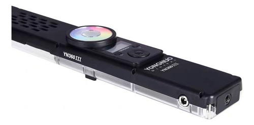 Bastão De Led Yongnuo Yn360iii Pro Rgb Top+ Fonte Preto Rgb