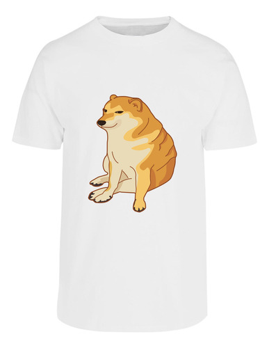 Playera Camiseta Estampada Perro Cheems / Dog  Meme