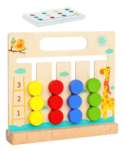 Montessori Learning Toys Slide Puzzle Juego De Mesa, Regalos