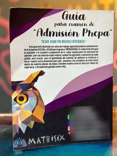 Guía Mathisix Para El Examen De Admisión A La Preparatoria (Usado)