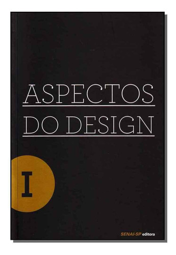 Aspectos Do Design - Vol.01, De Editora Senai. Editora Senai - Sp Em Português