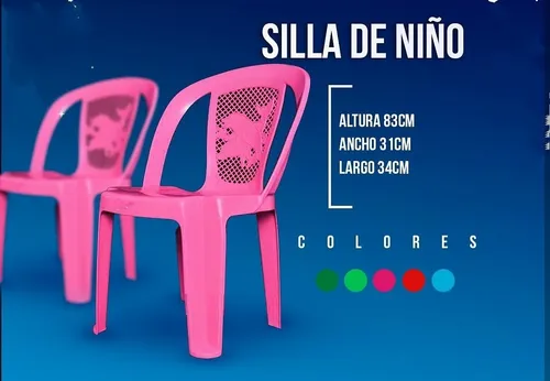 Silla Plastica Para Niños