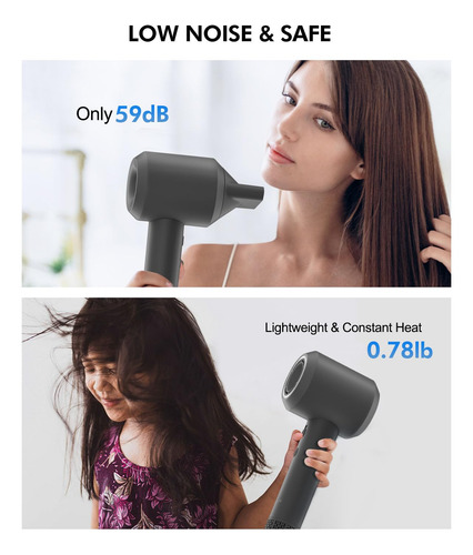 Secador De Pelo Xingjia High Speed Ionic 1500 W 600 Ml De Io