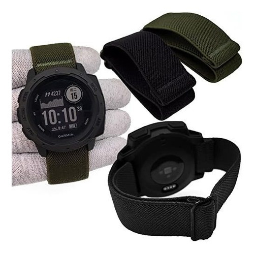 2 Mallas Elasticas Para Garmin Instinct / Instinct 2 Solar