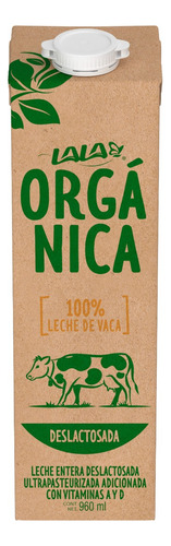 Uht Lala Orgánica Desl 960ml Ue. Pack 12 Pza De 960 Ml