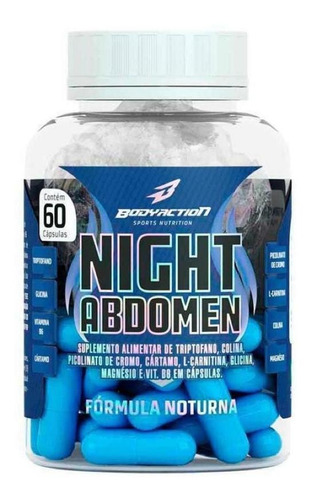 Imagem 1 de 2 de Nigth Abdomen - 60 Capsulas - Body Action