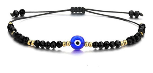 Elegante Pulsera B067 Agata Ojo Turco Protección Mal De Ojo