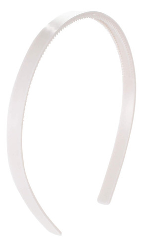 Mylin Diadema Sin Dientes 13cmx14mm 12pz Color Blanco