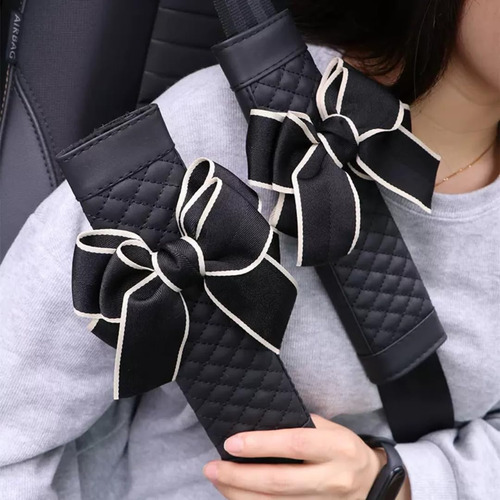 Almohadillas De Cuero Para Cinturón De Seguridad Auto 2u 4u Color