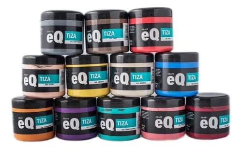 Set Pintura A La Tiza Eq 200 Cc X 10 Colores