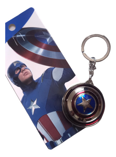 Llavero Metalico Capitan America Avengers 