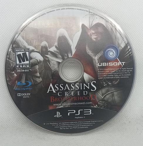 Assassin´s Creed Brotherhood Ps3 Seminuevo (Usado)