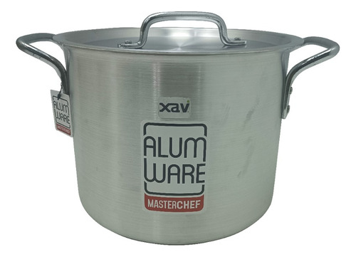 Olla Aluminio Industrial Con Tapa 14lts Alumware 4607 Xavi