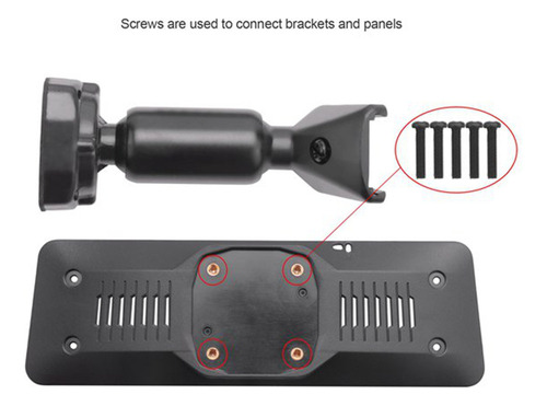 Ybyb Soporte De Montaje Para Espejo Retrovisor De Coche Con