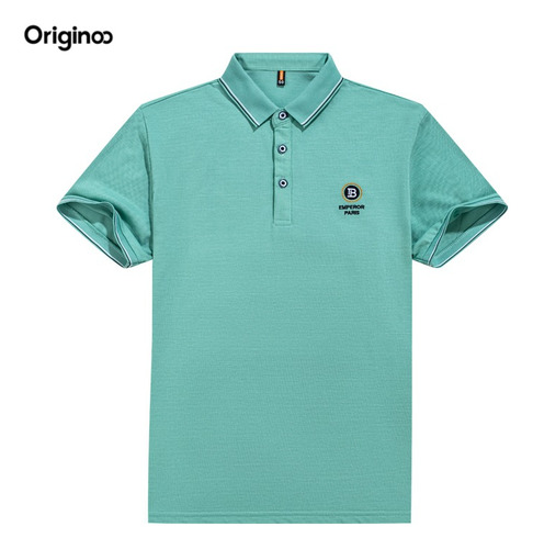 Camisa Playera Tipo Polo Hombre Manga Corta Termica Lisa