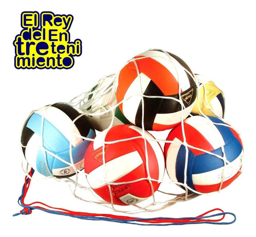 Imagen 3 de 7 de Red Bolsa Para Pelotas Fútbol, Basketball, Volley - El Rey