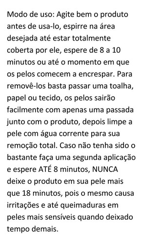 Removedor De Pelos Indolor 8 Minutos Spray Pansly 30ml