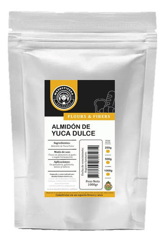 Almidón De Yuca Dulce X1000g (1 Kilo) - Kg a $22