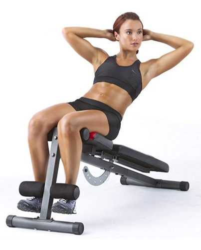 Imagen 3 de 6 de Banco Multigimnasio Weider 255 L Abdominales Regulable