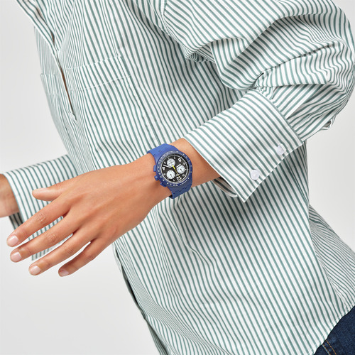 Reloj Swatch Nothing Basic About Blue Susn418