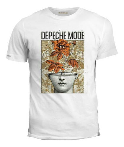 Camiseta Estampada Depeche Mode Banda Electrónica Hombre Ink