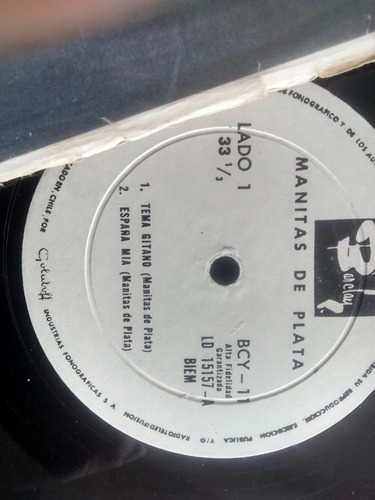 Vinilo Lp De Manitas De Plata - España Mia (u427