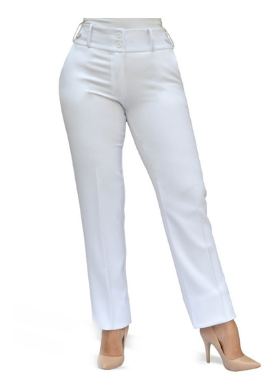 Pantalon Vestir Blanco Mujer | MercadoLibre ????