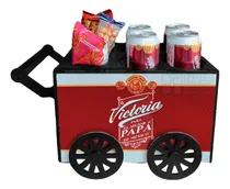 Comprar Carrito Botanero Caja Día Del Padre Llantas Giratoria Color Victoria