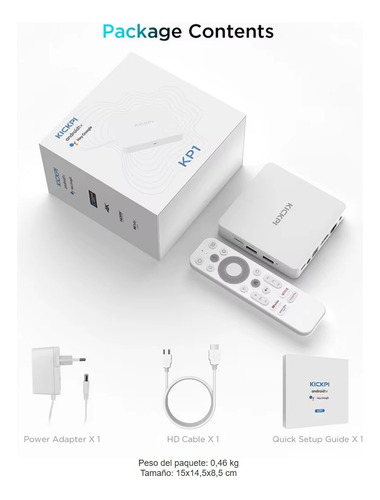 Kickpi Kp1 Kp1 Tvbox 32gb + 2gb Cromecast No Mecool