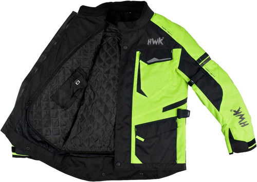 Chamarra Motocicleta Hwk, Impermeable Para Hombres