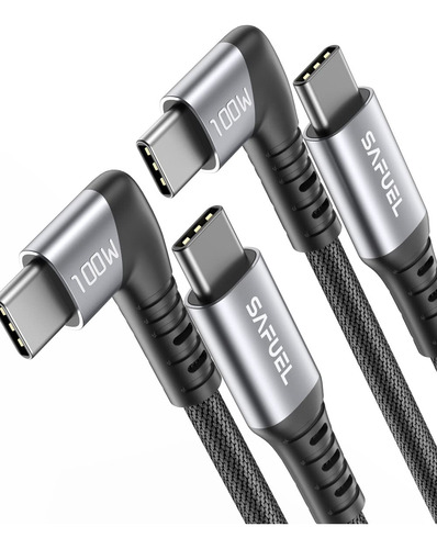 Cable Usb C A Usb C De 100 W, [paquete De 2, 6.6 Pies], 9...