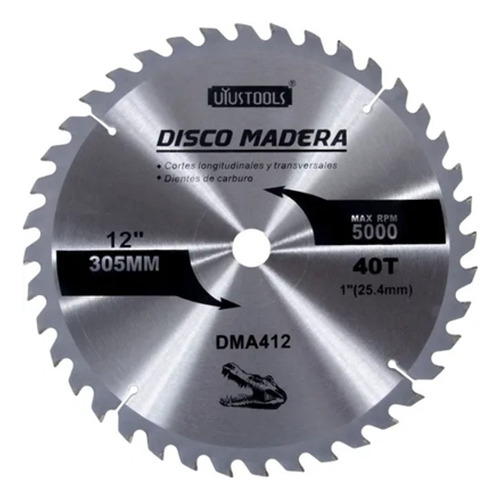 Disco De Sierra  4 1/2 X  40 Dientes