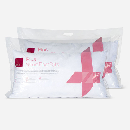Rosen Set 2 Almohadas Plus King 50 X 90 Cm Color Blanco