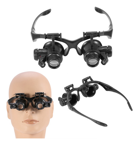 Lupa De La Cabeza Con La Cabeza Gafas De Lupa De Lupa Para