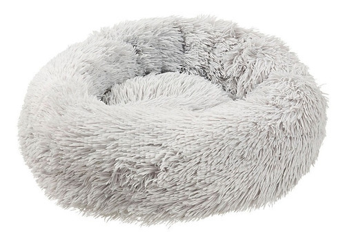 Cama redonda mediana con forma de nube, 60 cm, gris, para mascotas Jambo