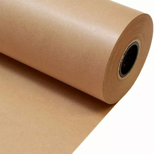 Bobina Papel Kraft Marrón 90cm  Ancho 85 Gramos  16 Kilos