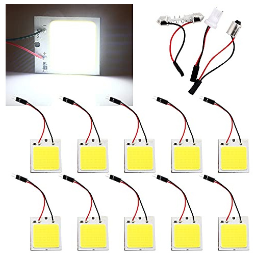 Cob 48 Smd Led Panel Domo Lámpara Auto Interior Placa ...