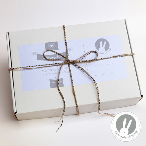 Caja Bienvenido Al Mundo Regalos P/ Rn! Ajuar. Link P/retiro