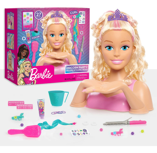 Cabeza De Peinado Unicornio De Barbie Convierte Unidades I