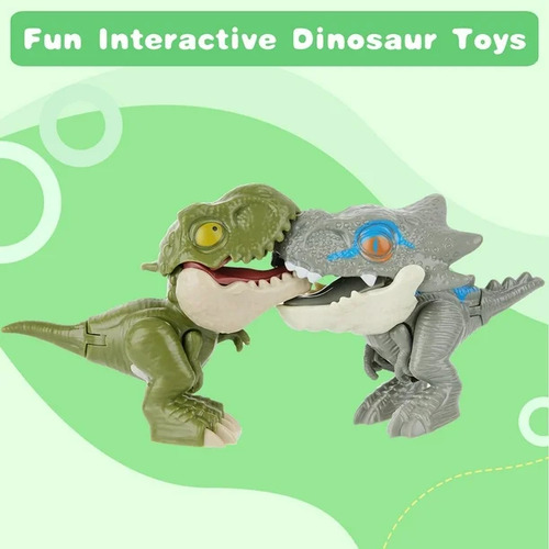 Dinosaurios Mordelon - Juguete Para Dedos 4 Piezas