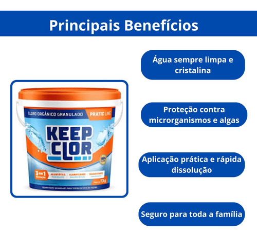 Kit Com 2 Keepclor Dicl 40% Pratic Line 10kg
